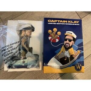 New Captain Klay Thompson 2023 Bobblehead Golden State Warriors Splash curry